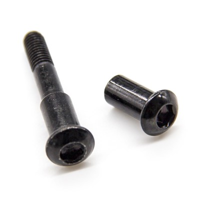 Tornillo Pasador eje de plegado para mástil patinete Xiaomi M365 - 8/M6x50mm (Negro)