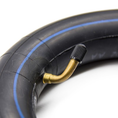 Cámara de aire Premium 10x2,5 con Válvula Curva 45 grados. Reforzada 130gr [City Wheel]