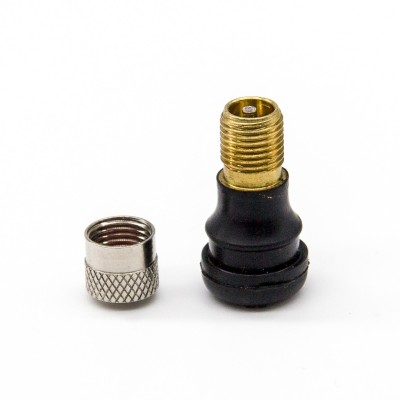 Válvula tubeless recta (junta presión) para cámara - PVR 40 (10 uds)