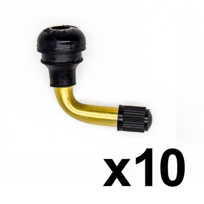 Válvula Tubeless curva 90 grados para cámara - PVR 70 (10 uds)