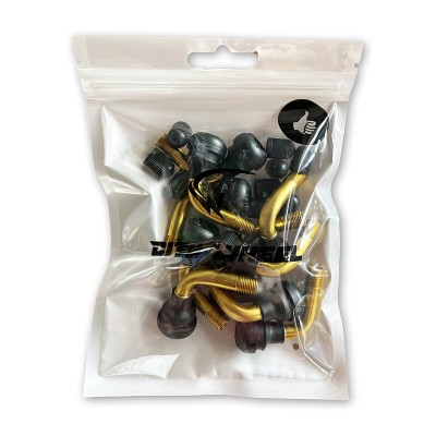 Válvula Tubeless curva 90 grados para cámara - PVR 70 (10 uds)