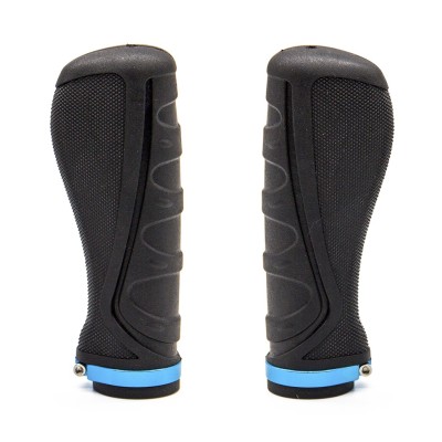 Puños de silicona negros con bloqueo Azul para patinete Zwheel, Smartgyro, Urbanglide, City Wheel y similares - 2 uds Puños de silicona negros con bloqueo Azul para patinete Zwheel, Smartgyro, Urbanglide, City Wheel y similares - 2 uds