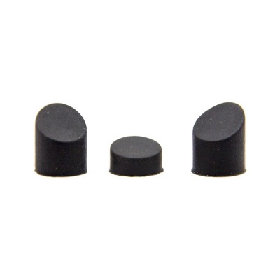 Tapón Goma y Tornillos para Guardabarros trasero GX1.0 patinete Xiaomi (Negro) (10 uds)
