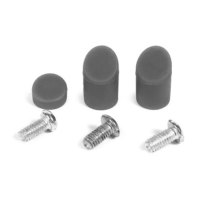 Tapón Goma y Tornillos para Guardabarros trasero GX1.0 patinete Xiaomi (Gris)