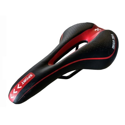 Sillín de bicicleta de Alta calidad (Rojo)