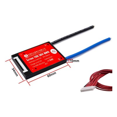 BMS 10S 36V 20A [DALY]. Battery Management System
