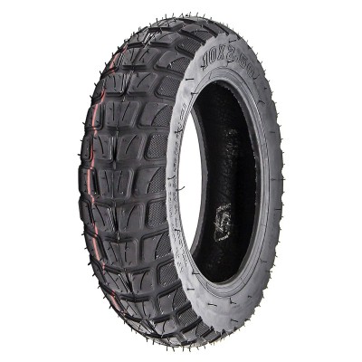 Neumático 10x2,5 Tubeless Offroad. Rueda, Cubierta para patinete eléctrico