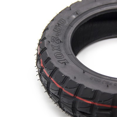 Neumático 10x2,5 Tubeless Offroad. Rueda, Cubierta para patinete eléctrico
