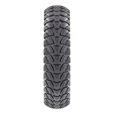Rueda Maciza Ultraligera 10x2,125 Offroad. Tricolor. Línea roja, azul y amarilla para patinete eléctrico