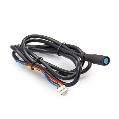 Cable Central de comunicación Waterproof, para patinete Xiaomi, Navee y similares. Negro (8mm - 118cm)