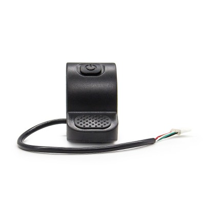 Acelerador de pulgar con botón de encendido