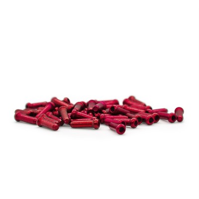 Tope cable de freno rojo para patinete y bicicleta (50 uds)