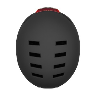 Casco Negro con Luz trasera y delantera (Recargable USB) para Scooter, Bicicleta y E-Bike - Talla L Casco Negro con Luz trasera y delantera (Recargable USB) para Scooter, Bicicleta y E-Bike - Talla L