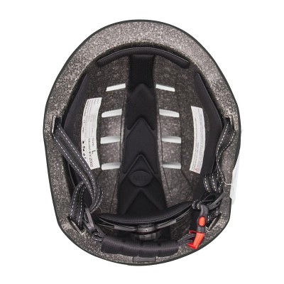 Casco Negro con Luz trasera y delantera (Recargable USB) para Scooter, Bicicleta y E-Bike - Talla L Casco Negro con Luz trasera y delantera (Recargable USB) para Scooter, Bicicleta y E-Bike - Talla L