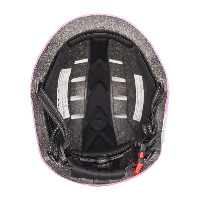 Casco Rosa con Luz trasera y delantera (Recargable USB) para Scooter, Bicicleta y E-Bike - Talla L Casco Rosa con Luz trasera y delantera (Recargable USB) para Scooter, Bicicleta y E-Bike - Talla L