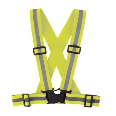 Chaleco de Tirantes Reflectante para patinete y bicicleta (Amarillo)