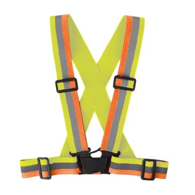 Chaleco de Tirantes Reflectante para patinete y bicicleta (Amarillo y naranja)