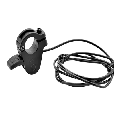 Acelerador de pulgar con apertura completa con conector SM1,6m negro