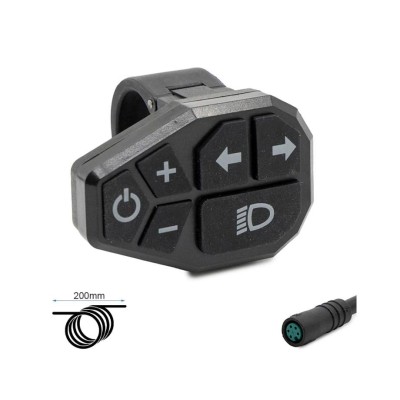 Botonera con interruptor para patinete Ecoxtrem Tank M41