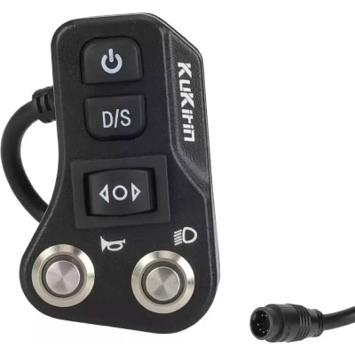 Botonera intermitencia luces y claxon para scooter Kukirin G3 Pro. Nuevo modelo