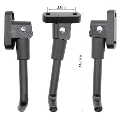 Caballete para scooter Kukirin G2ProDB - Distancia entre orificios: 37 mm - Longitud del remache: 115 mm - Negro mate