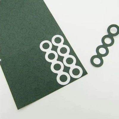 Junta aislamiento positivo para batería 18650. Pack de 10 hojas (800 unidades)