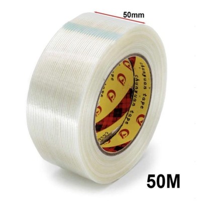 Cinta Adhesiva Fibra De Vidrio 50MM. Longitud: 50M