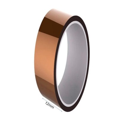 Cinta Adhesiva Kapton 12MM. Longitud: 33M