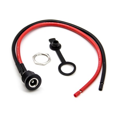 Puerto de carga DC 2.5 Con Tapa. Conector de carga para batería