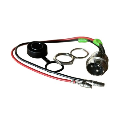 Puerto de carga con cubierta antipolvo 3 Pin para Kugoo M4/M4 PRO. Conector de carga para batería