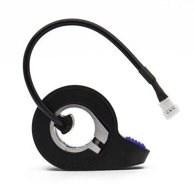 Acelerador de pulgar para Xiaomi M365/1S/Essential/Mi3/Pro/Pro2 y Ninebot. Conector plano (Azul)