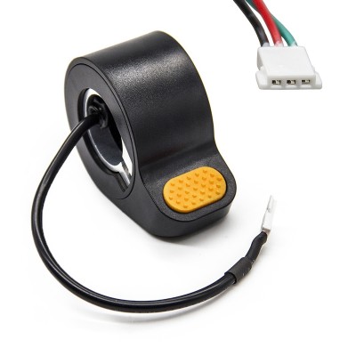 Acelerador de pulgar para Ninebot, Xiaomi  M365/1S/Essential/Mi3/Pro/Pro2. Conector plano (Amarillo)