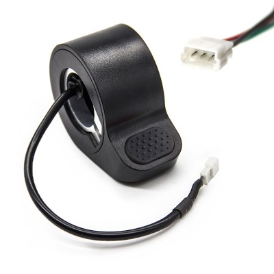 Acelerador de pulgar para Xiaomi M365, 1S y Essential / Ninebot F20, F25, F30, F40. Conector JST ZH (Negro)