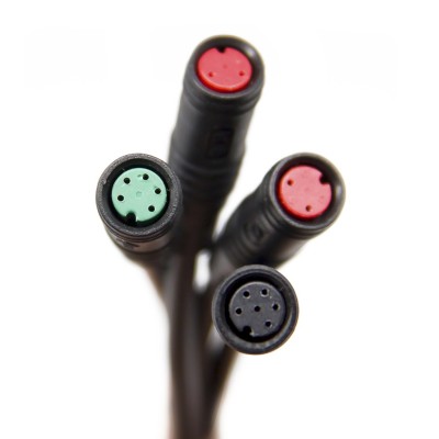Cable de comunicación Display-Controladora. Conector Waterproof 8mm a SM - 4/1 1,75M (genérico)