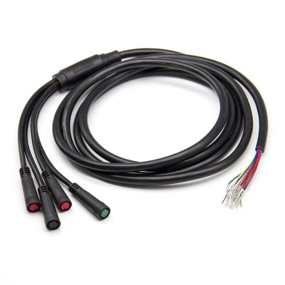 Cable de comunicación Display-Controladora. Conector Waterproof 8mm a SM - 4/1 1,75M (genérico)
