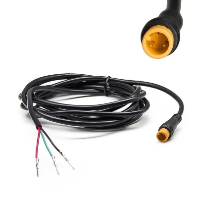 Cable Conexión waterproof 3 Pin, 3 Cables. Luz, contacto y acelerador.