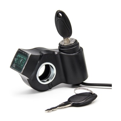 Llave de contacto con voltímetro para patinete - Conector Waterproof (Incluye conector SM)