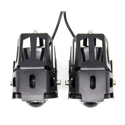 Faro doble Led para Smartgyro, Zwheel, Urbanglide, City Wheel.  Luz frontal  U7 12-80V (Naranja)