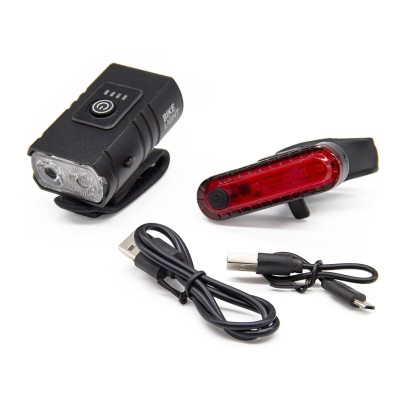 Faro Led recargable Delantero y Trasero para Patinete eléctrico y Bicicleta. Conexión USB
