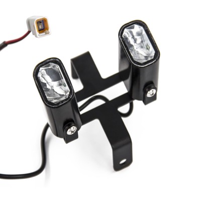 Faro delantero con doble foco. Luz frontal (12-72V) para Ecoxtrem Bison / Bogist Urbetter M6 / B-Mov freestyle 5 y similares