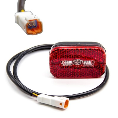 Luz trasera guardabarros para Patinete Ecoxtrem Bison / Bogist Urbetter M6 / B-Mov freestyle 5 y similares (5-72V)
