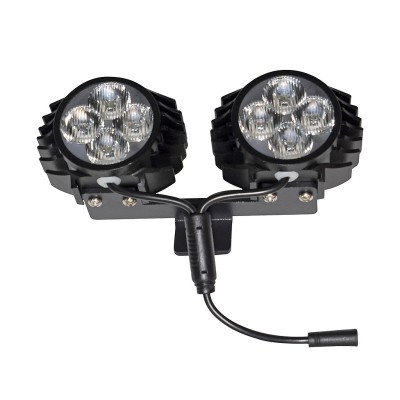 Faro Doble Led para Patinete Smartgyro. Luz frontal con bocina y claxon (12-72V)