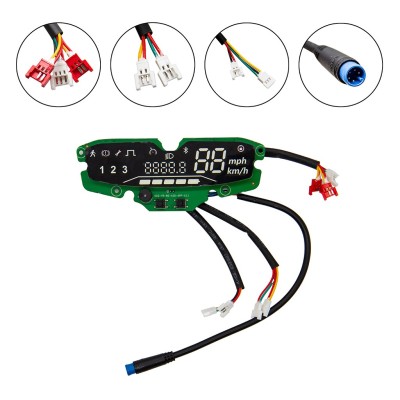Kit Controladora y Display 48V 18A 500W. Compatible para patinete Smartgyro K2 (Controladora+Display+Cableado)