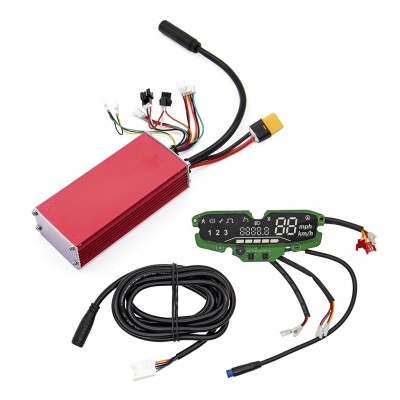 Kit Controladora y Display 48V 18A 500W. Compatible para patinete Smartgyro K2 Pro (Controladora+Display+Cableado)