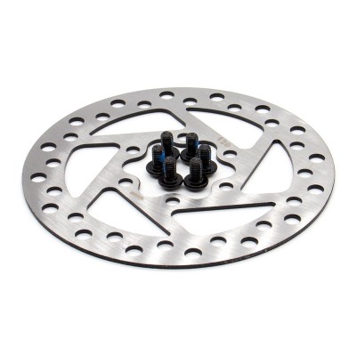 Disco de freno para patinete Smartgyro / Zwheel / Cecotec Outsider / Bongo serie A – 120mm, 6 agujeros (Plata)