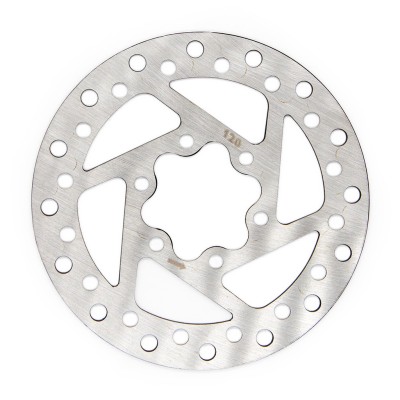 Disco de freno para patinete Smartgyro / Zwheel / Cecotec Outsider / Bongo serie A – 120mm, 6 agujeros (Plata)