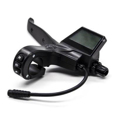 Maneta de freno izquierda con Pantalla-Display para patinete Ecoxtrem-Bison / Bogist Urbetter M6 / B-Mov freestyle 5. Hall y LCD