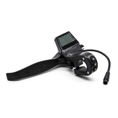 Maneta de freno izquierda con Pantalla-Display para patinete Ecoxtrem-Bison / Bogist Urbetter M6 / B-Mov freestyle 5. Hall y LCD