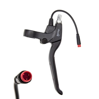 Maneta de freno Derecha con Conector waterproof. Compatible con patinete Smartgyro/Zwheel/Urbanglide/City Wheel y similar [Wuxin Maneta de freno Derecha con Conector waterproof. Compatible con patinete Smartgyro/Zwheel/Urbanglide/City Wheel y similar [Wuxin