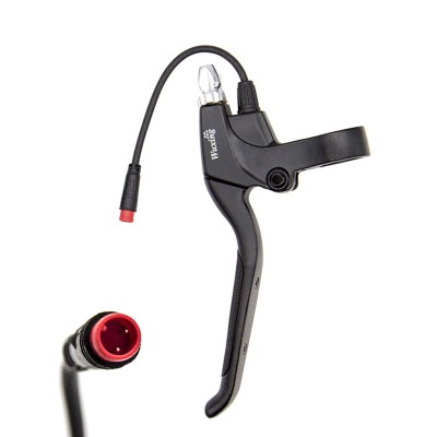 Maneta de freno Izquierda con Conector waterproof. Compatible con Smartgyro/Zwheel/Urbanglide/City Wheel y similar [Wuxing]